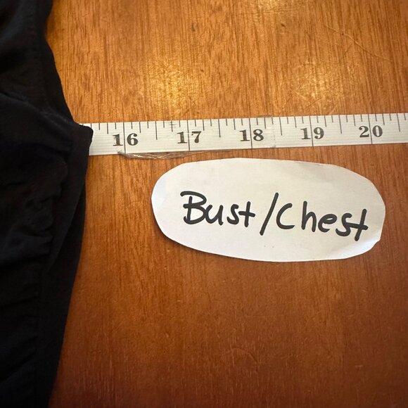 White House Black Market Basic Solid black Sleeveless Top scrunched S - Picture 3 of 9